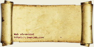 Anđelija Sorak vizit kartica